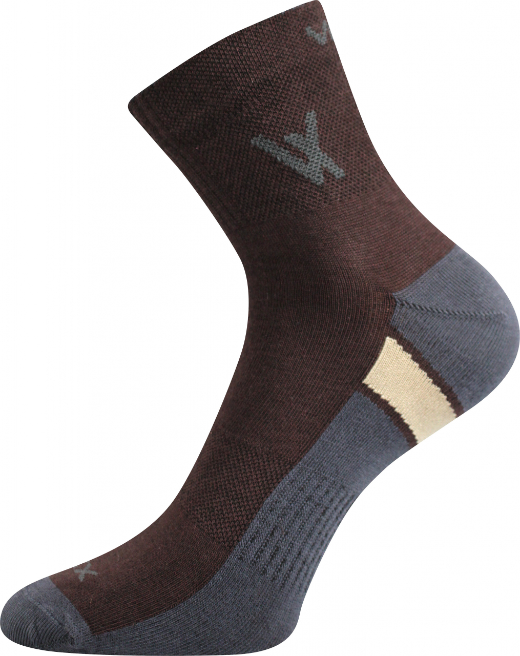 Ponožky sportovní Voxx Neo - hnědé, 35-38