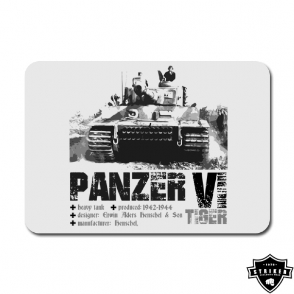 Podložka pod myš Striker Panzer VI Tiger - bílá