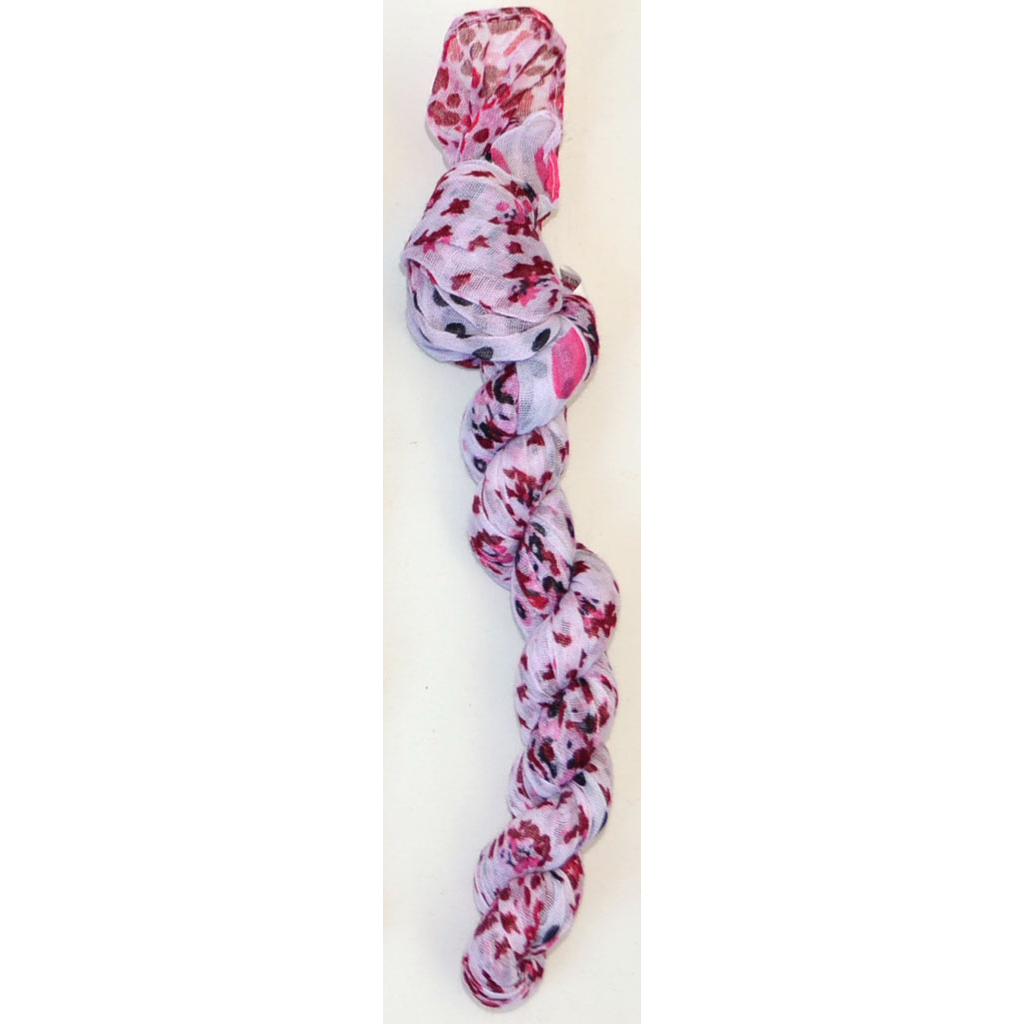 Šátek dámský Londog Vis - tmavě růžový-bílý