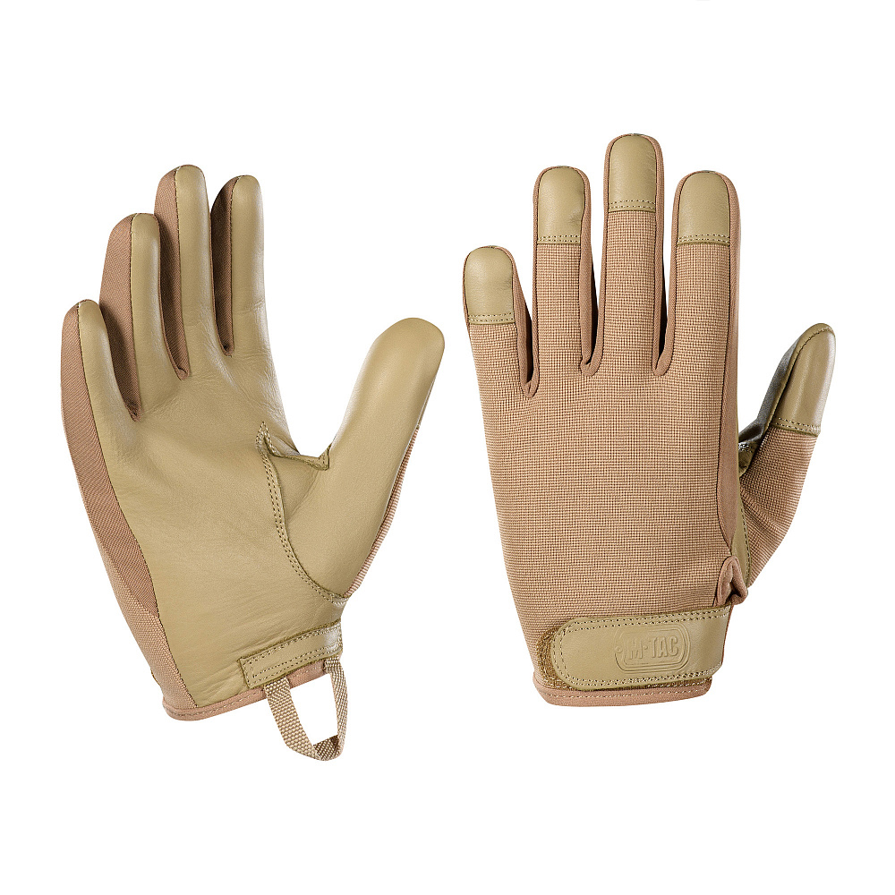 Rukavice taktické M-Tac Police Gloves - béžové, M