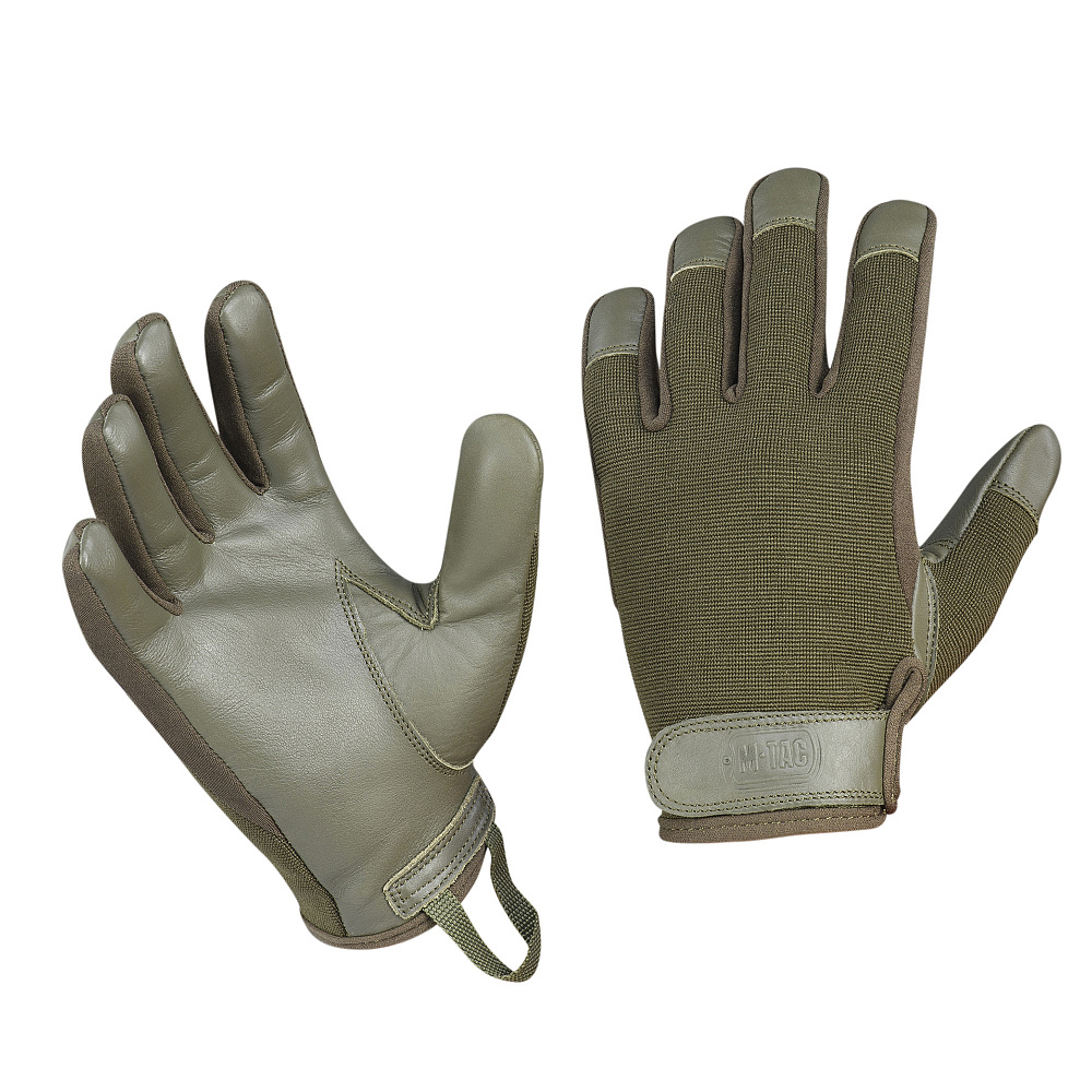 Rukavice taktické M-Tac Police Gloves - olivové, M