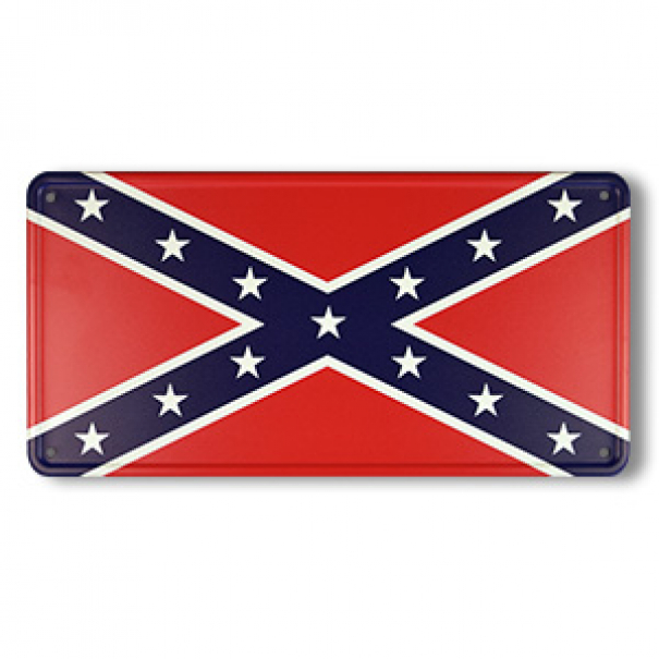 Cedule plechová Promex vlajka USA Jižanská - barevná