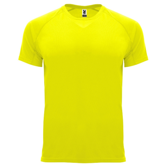 Dětské sportovní tričko Roly Bahrain - žluté svítící, 12 let