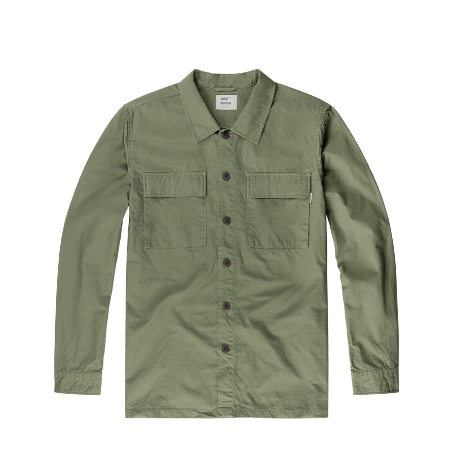 Košile pánská Vintage Industries Emerald - olivová, S
