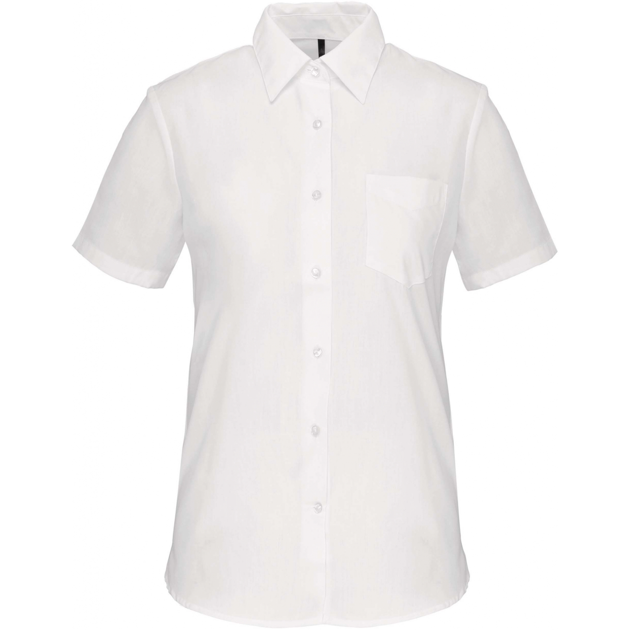 Košile dámská s krátkým rukávem Kariban Judith - bílá, 3XL