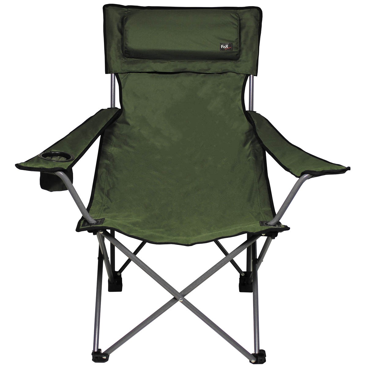 Skládací židlička Fox Outdoor Deluxe - olivová