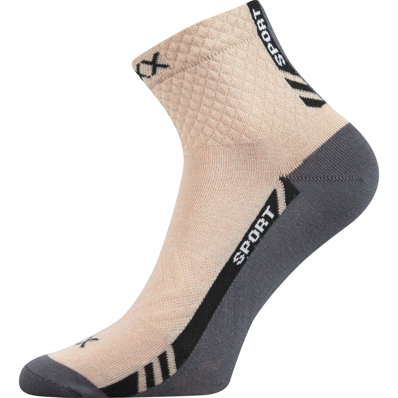 Ponožky sportovní Voxx Pius - béžové-šedé, 43-46