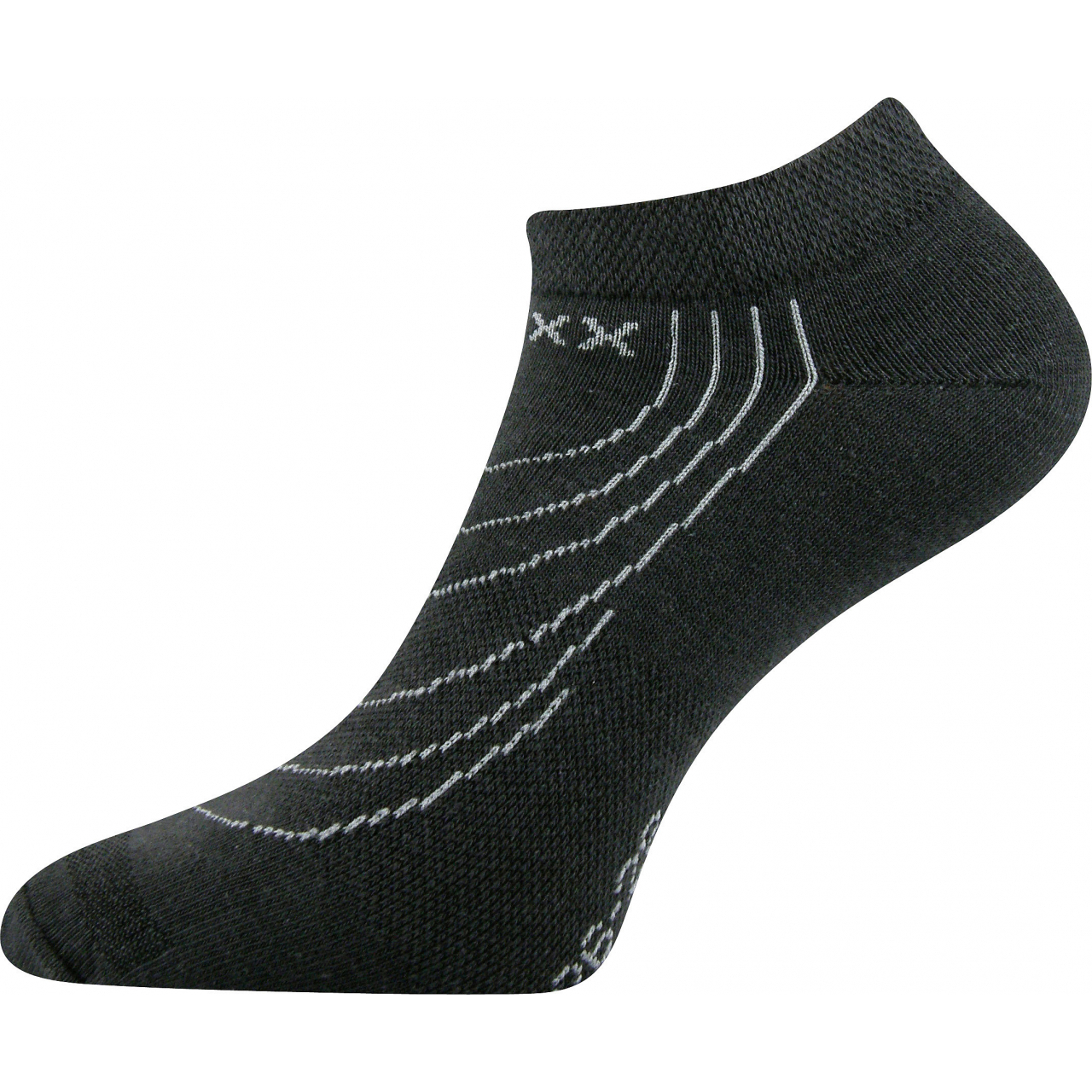 Ponožky nízké Voxx Rex - tmavě šedé, 43-46
