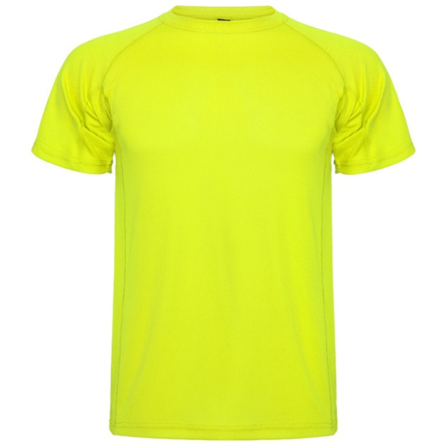 Sportovní tričko Roly Montecarlo - žluté svítící, XL