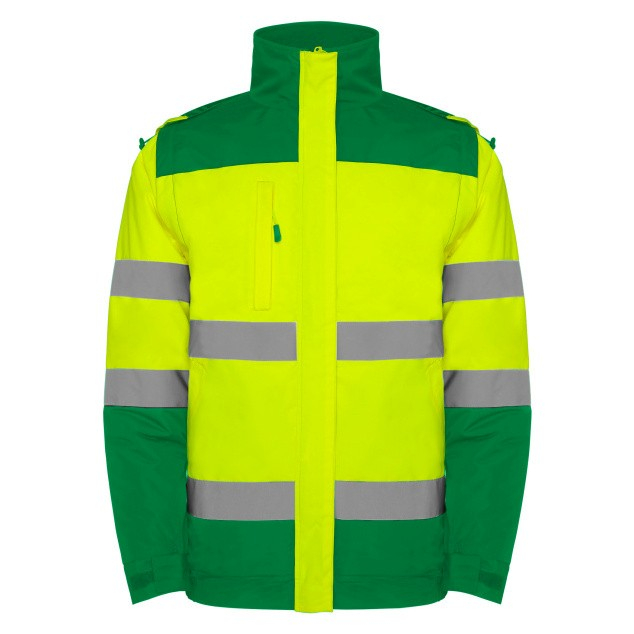 Pánská reflexní bunda Roly Epsylon - žlutá-zelená, XL