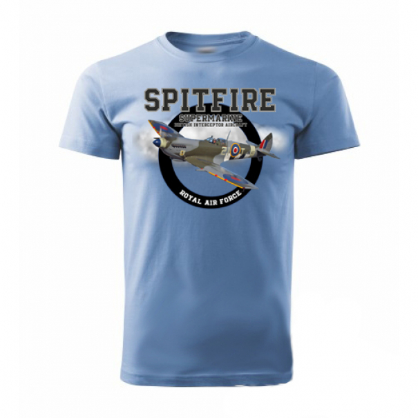 Triko dětské Striker Supermarine Spitfire - modré, 6-8 let
