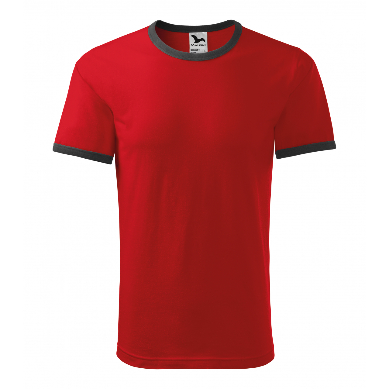 Tričko unisex Malfini Infinity - červené, XL
