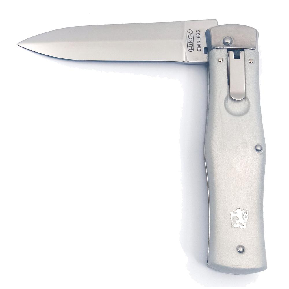 Nůž vyhazovací Mikov Predator 241-NH-1/KP - šedý-stříbrný