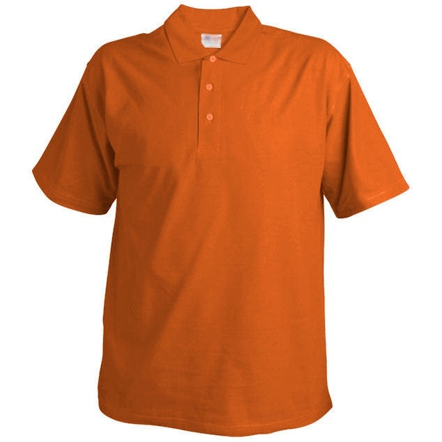 Pánská pique polokošile Chok 175 - oranžová, XL