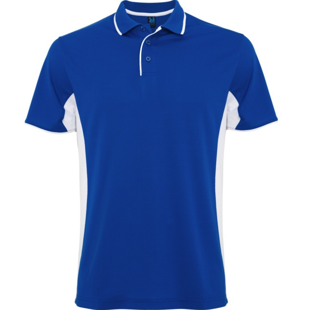 Pánská sportovní polokošile Roly Montmelo Roly - modrá-bílá, XL