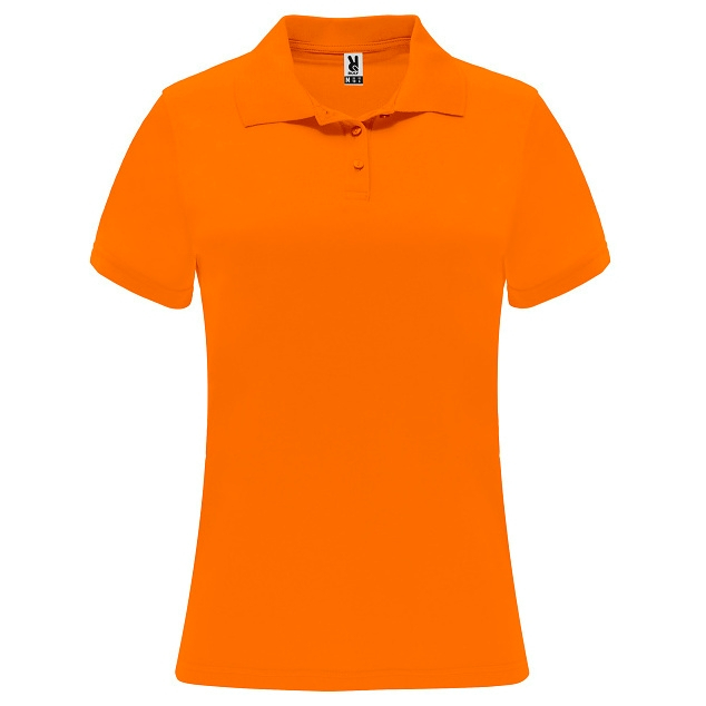 Dámská sportovní polokošile Roly Monzha - oranžová svítící, M