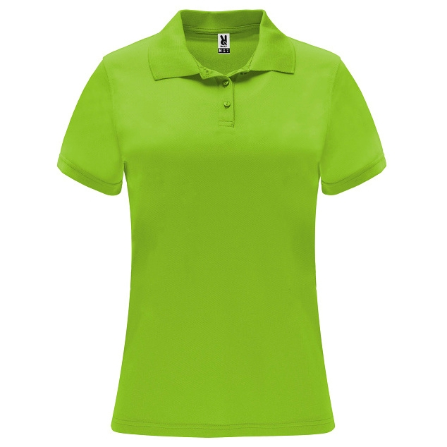 Dámská sportovní polokošile Roly Monzha - zelená svítící, XL