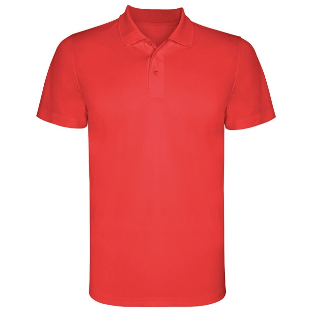 Pánská sportovní polokošile Roly Monzha - červená, XL