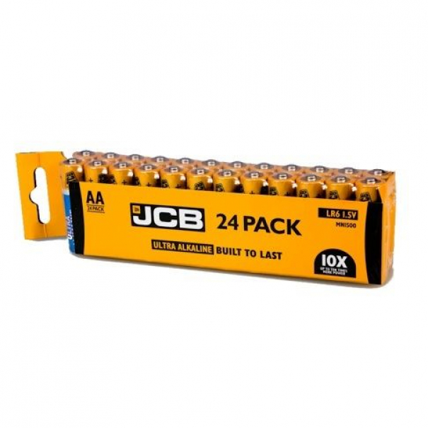 Baterie JCB Oxi Digital alkalická AA 24 ks