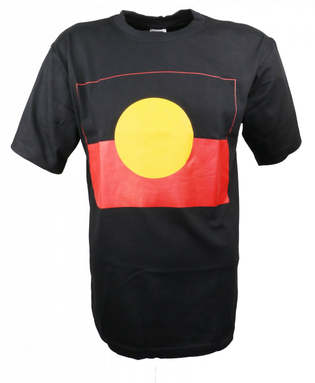 Tričko Gooses Aboriginal Flag - černé, XXL