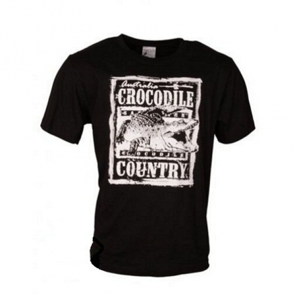 Tričko Gooses Croc Country - černé, M