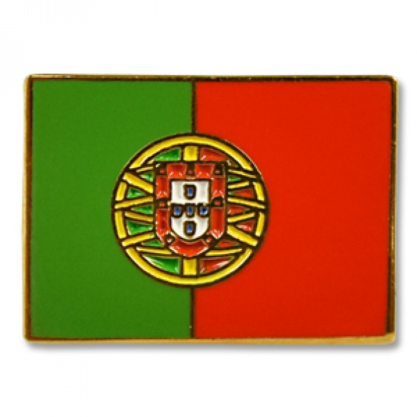 Odznak (pins) 18mm vlajka Portugalsko - barevný
