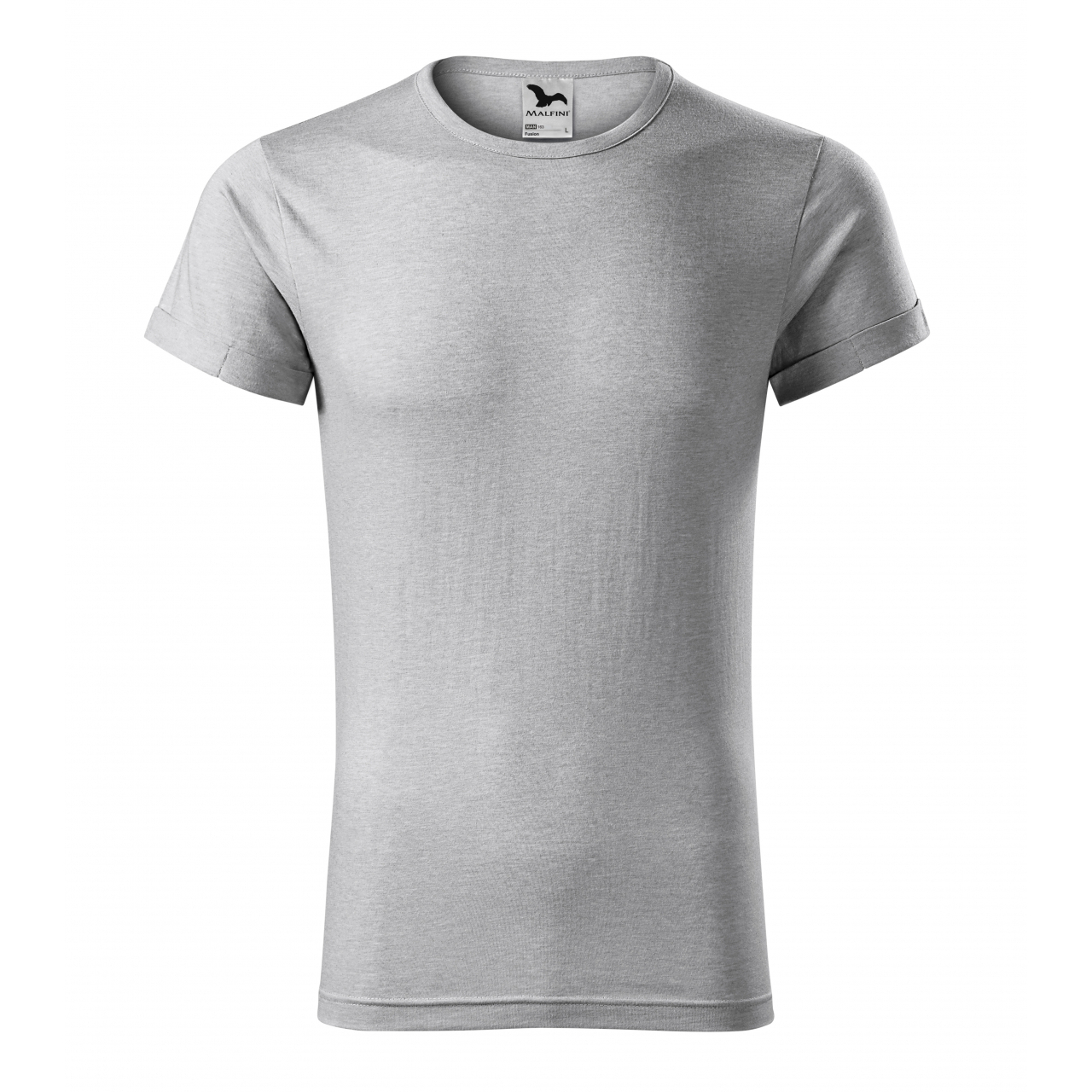 Tričko pánské Malfini Fusion - světle šedé, XL