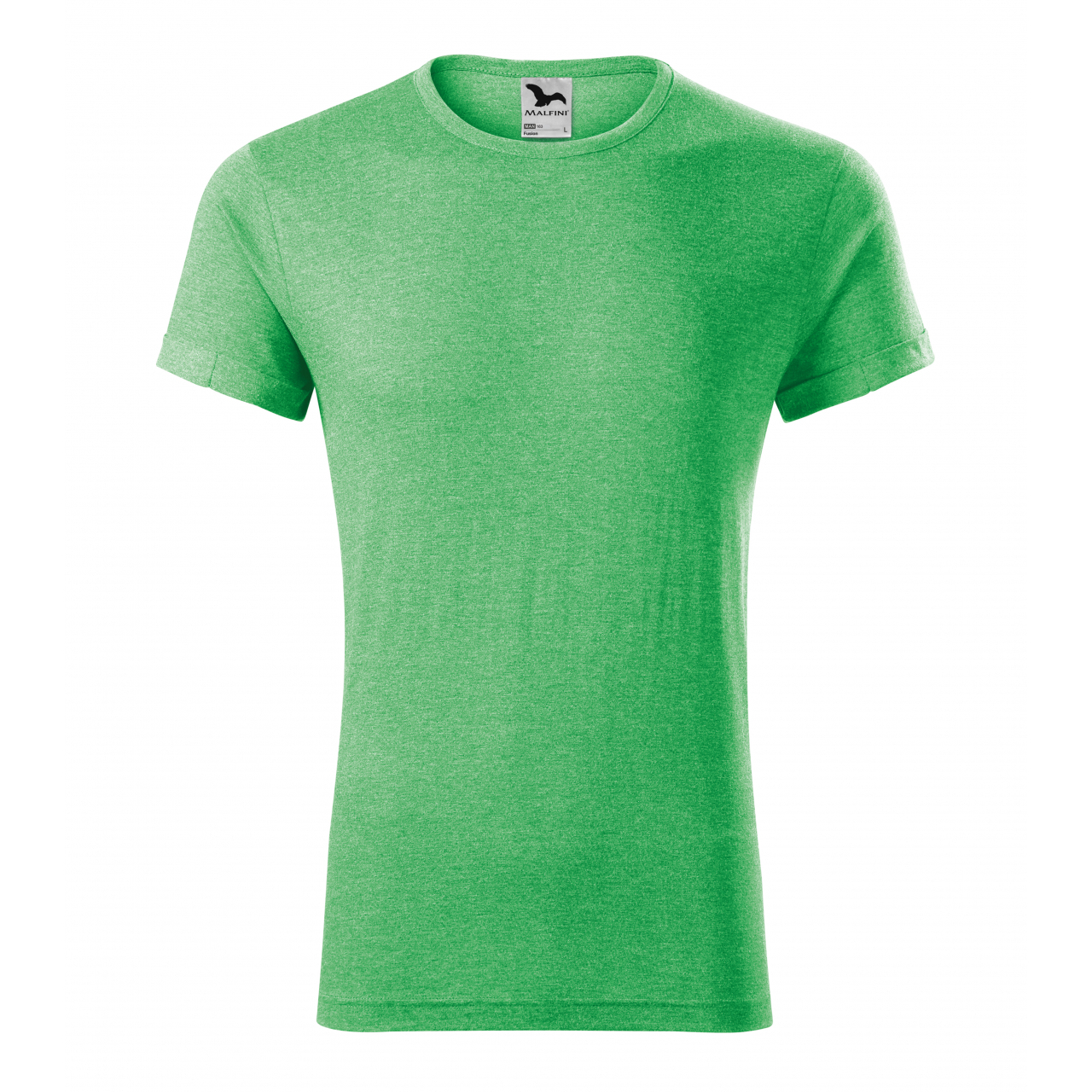 Tričko pánské Malfini Fusion - zelené, XL