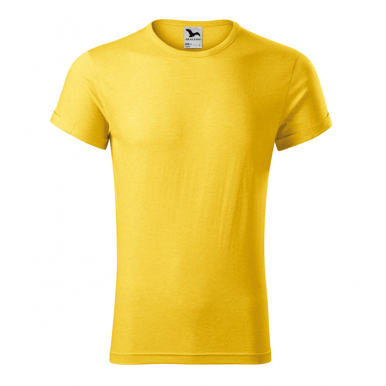 Tričko pánské Malfini Fusion - žluté, XL