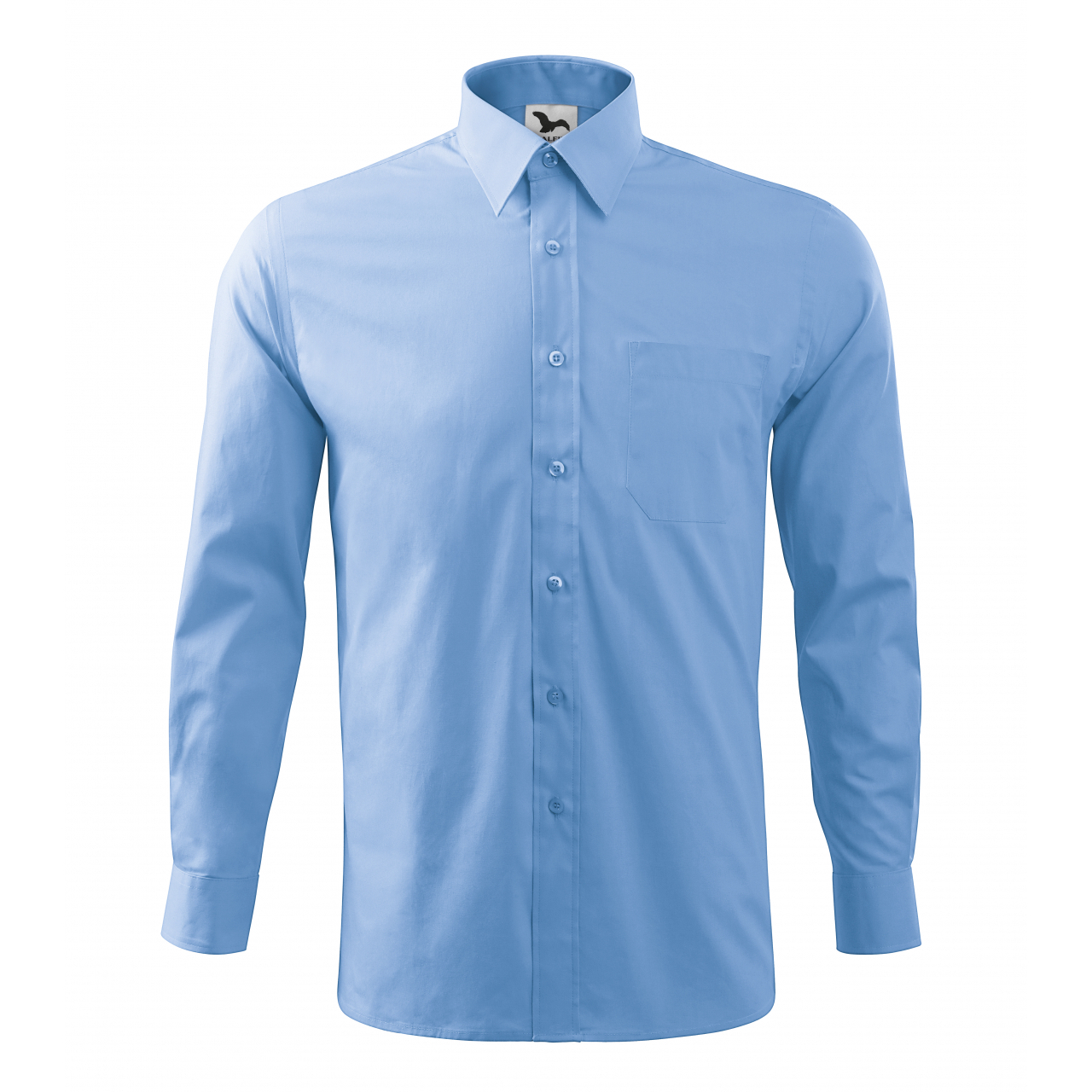 Košile Malfini Style LS - světle modrá, XL