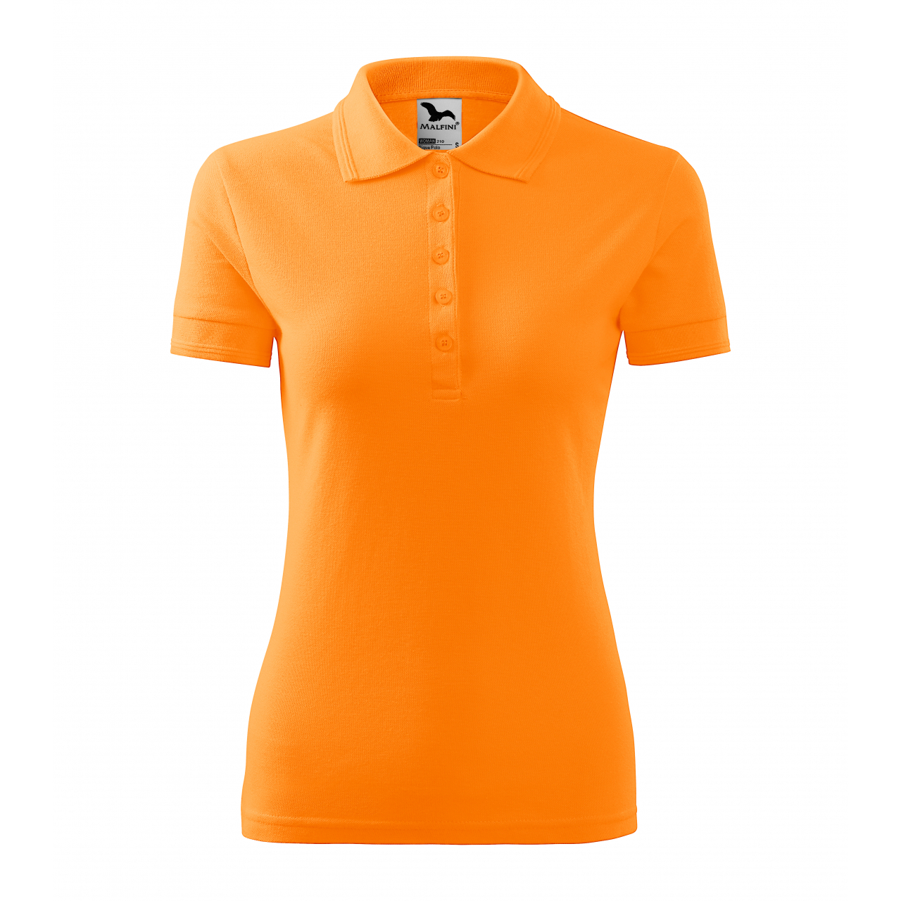 Polokošile dámská Malfini Pique Polo - světle oranžová, XL