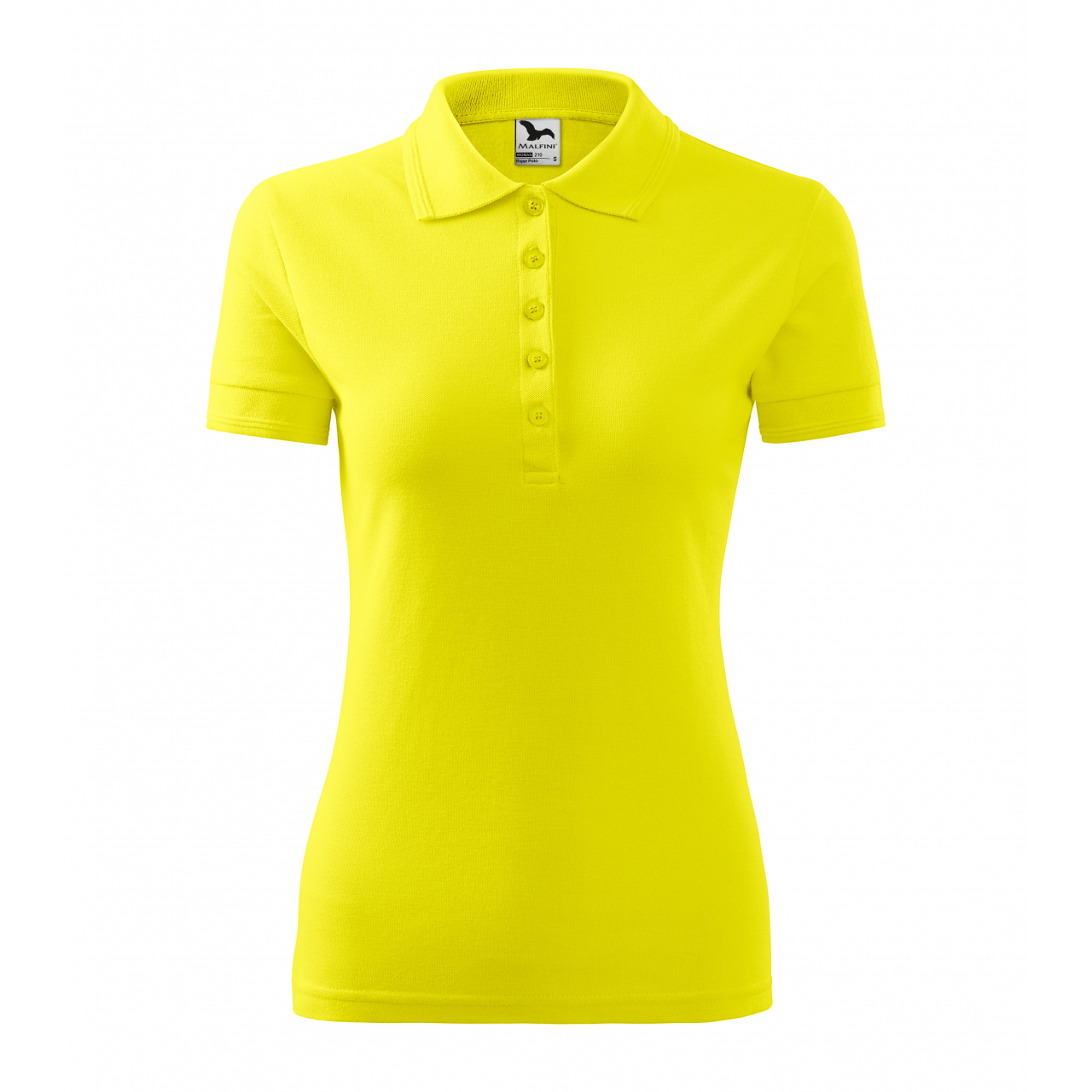 Polokošile dámská Malfini Pique Polo - světle žlutá, XL