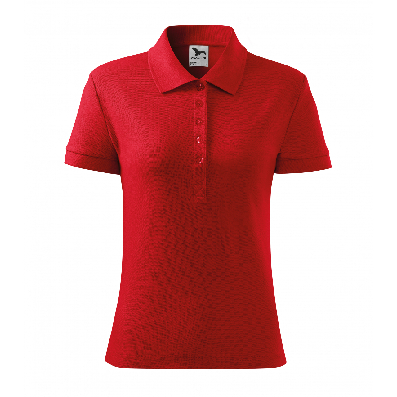 Polokošile dámská Malfini Cotton - červená, XL