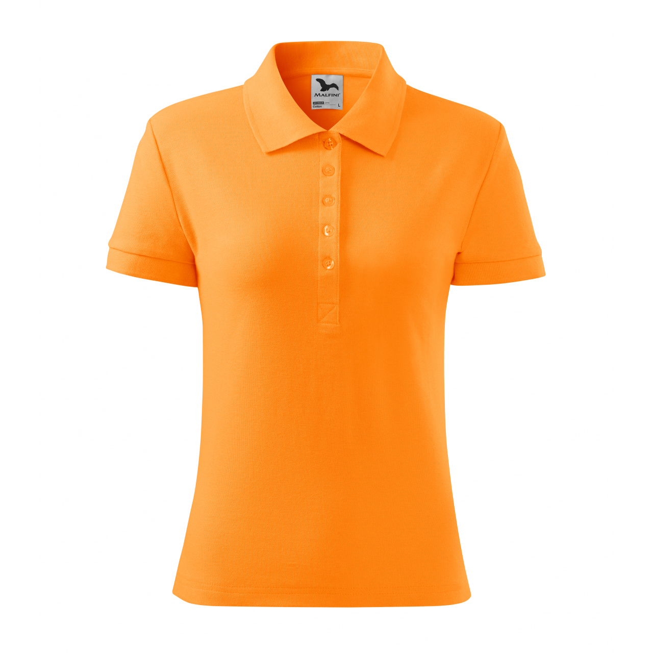 Polokošile dámská Malfini Cotton - světle oranžová, XL