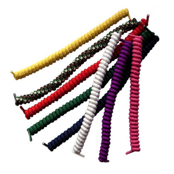 Tkaničky spirálové Presto 60-100 cm - fialové, 100