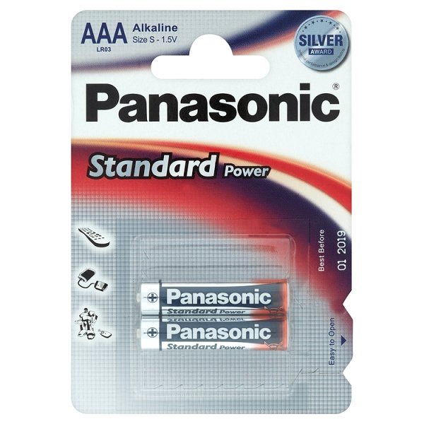 Baterie alkalické AAA Panasonic LR03 2 ks