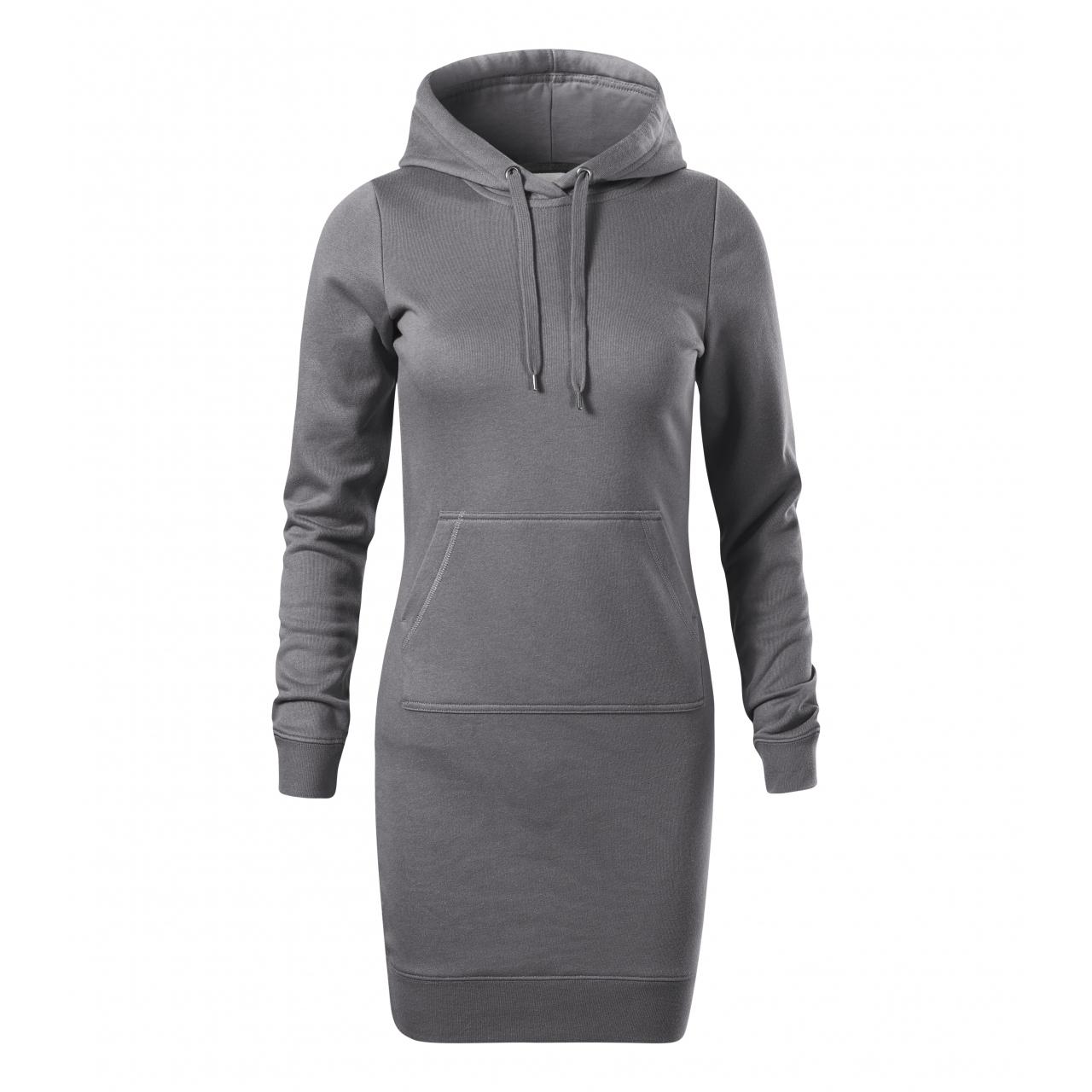 Šaty dámské Malfini Snap - tmavě šedé, XL