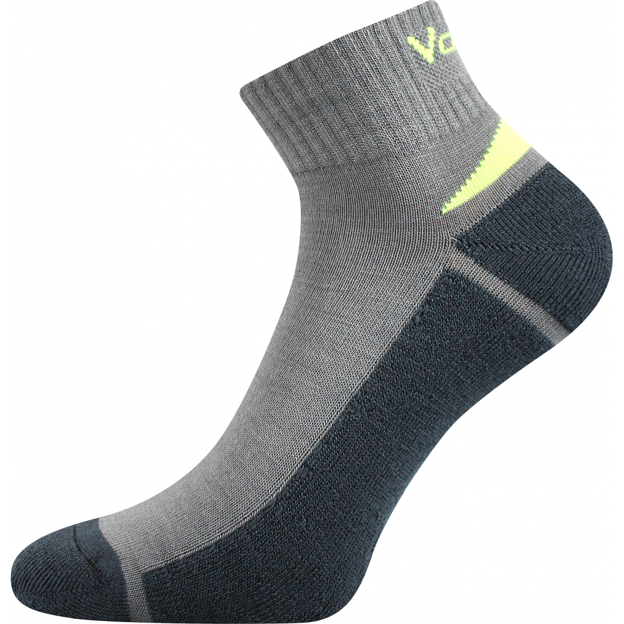 Ponožky snížené sportovní Voxx Aston silproX - světle šedé-šedé, 35-38