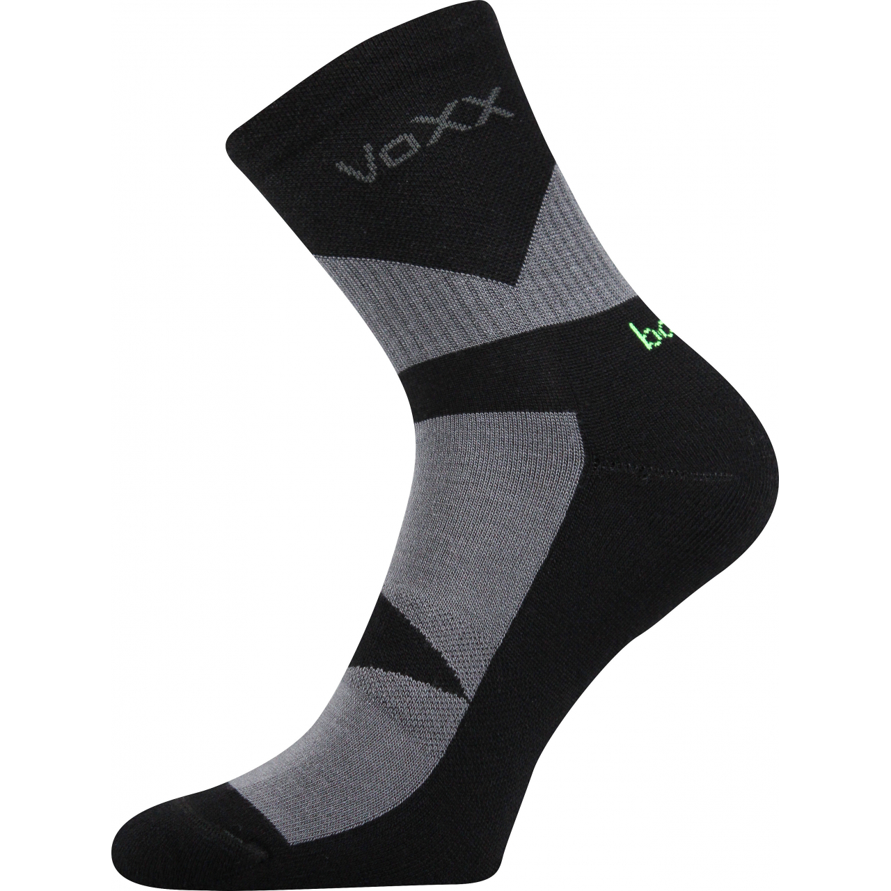 Ponožky sportovní Voxx Bambo - černé-šedé, 35-38