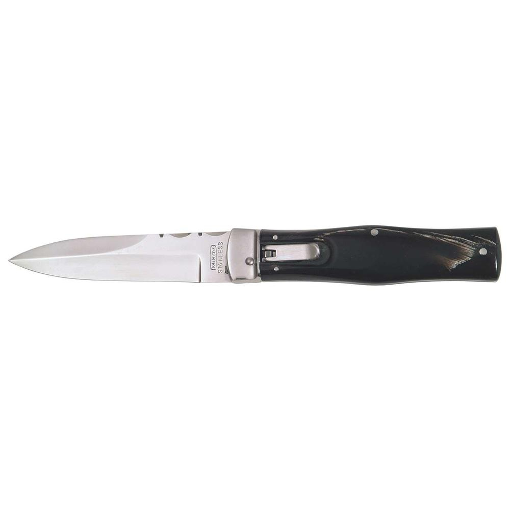 Nůž vyhazovací Mikov Predator 241-RR-1/KP - černý-stříbrný