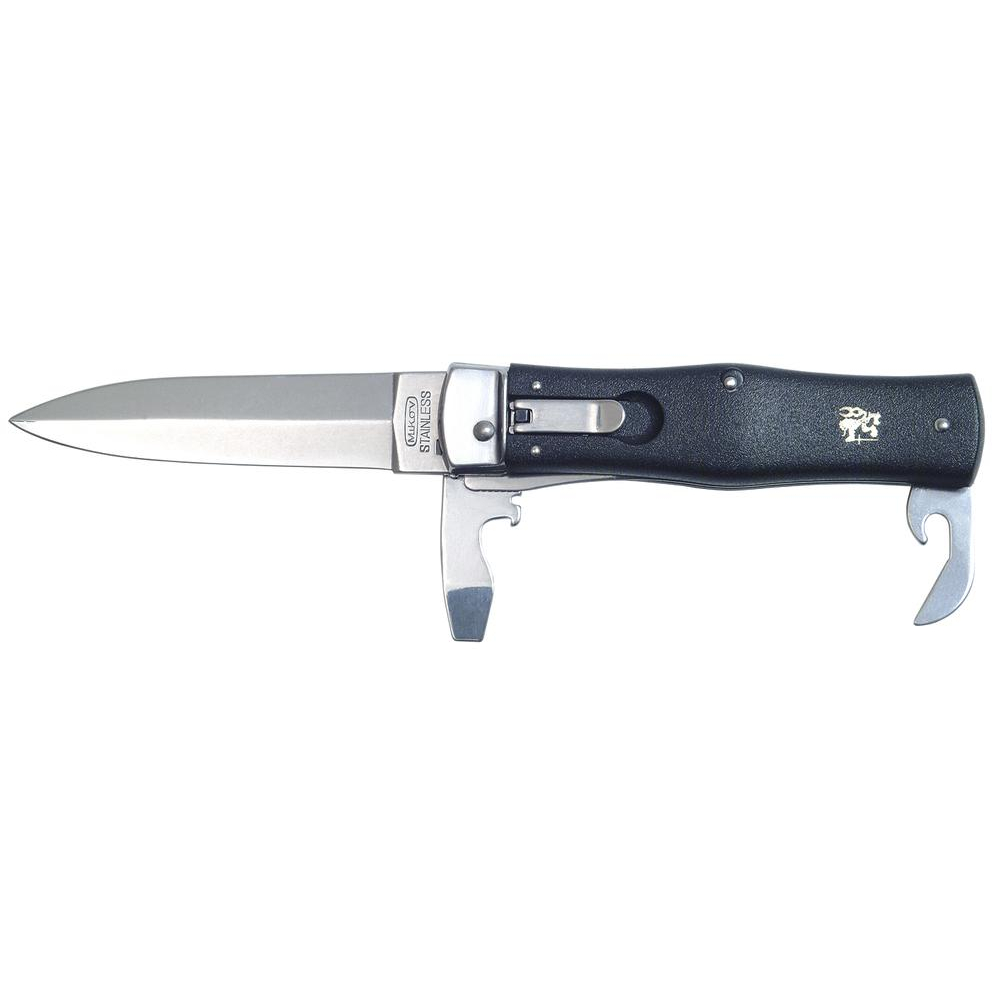 Nůž vyhazovací Mikov Predator 241-NH-3/KP - černý-stříbrný