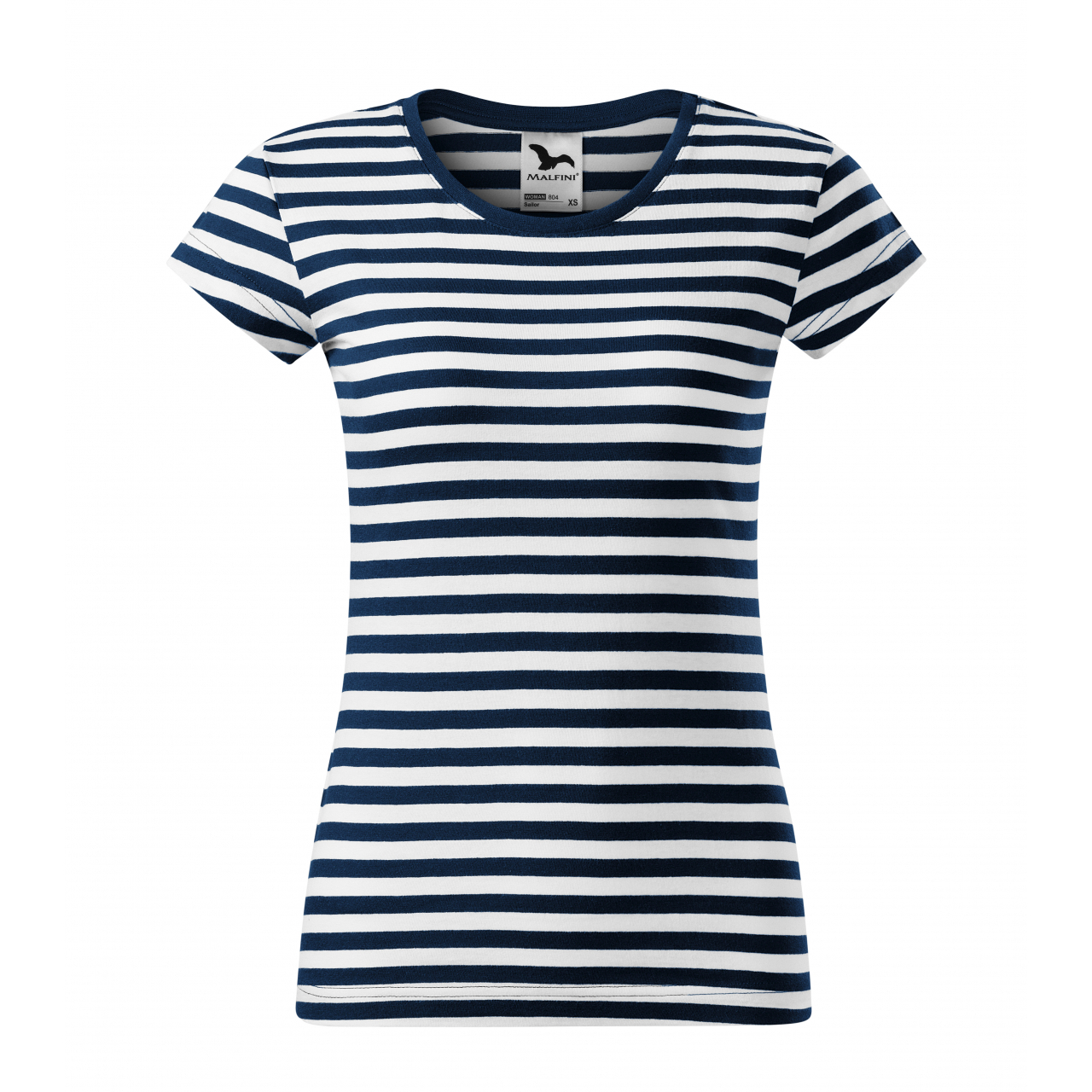 Tričko dámské Malfini Sailor - modré-bílé, XL