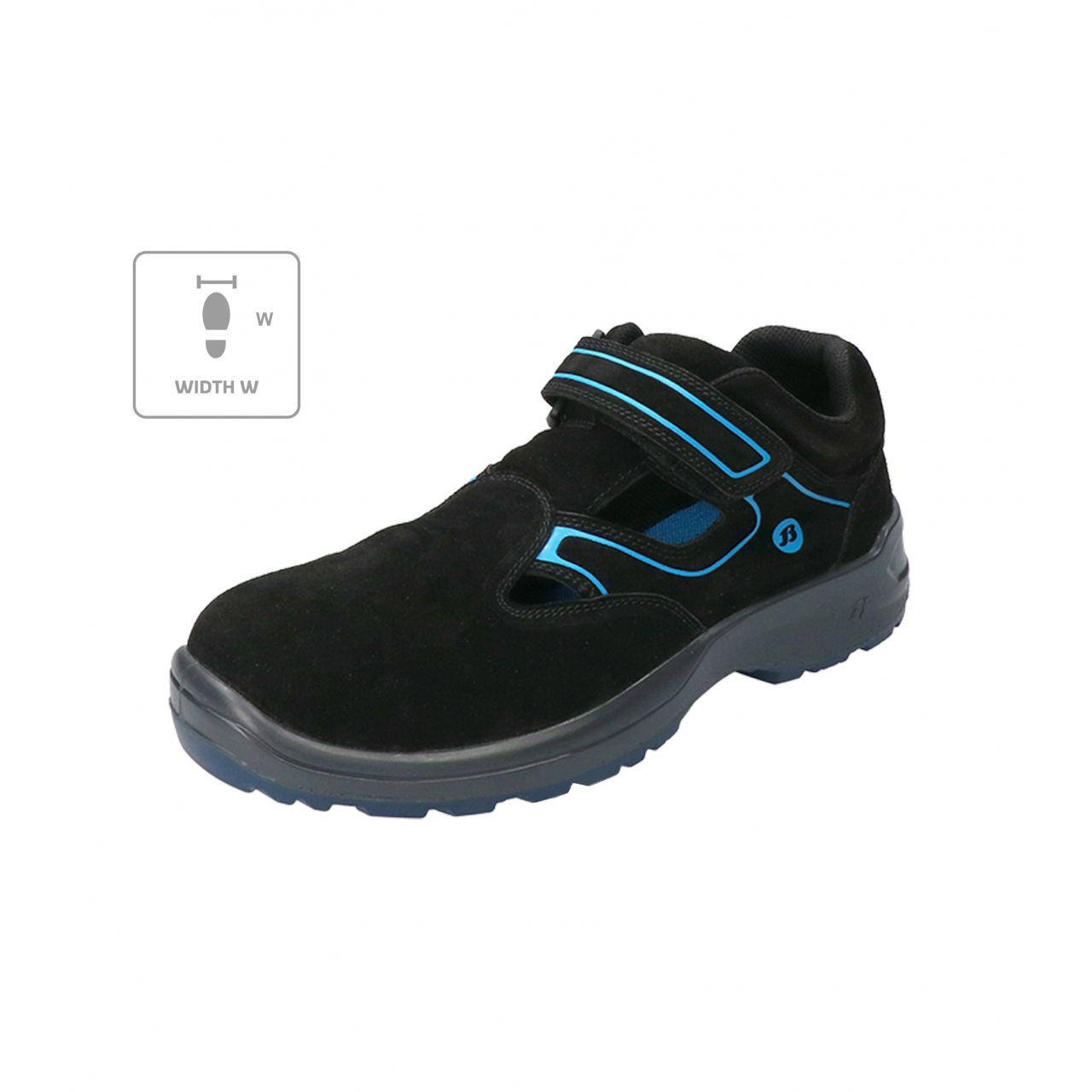 Sandále Bata Industrials Falcon ESD W - černé-modré, 44