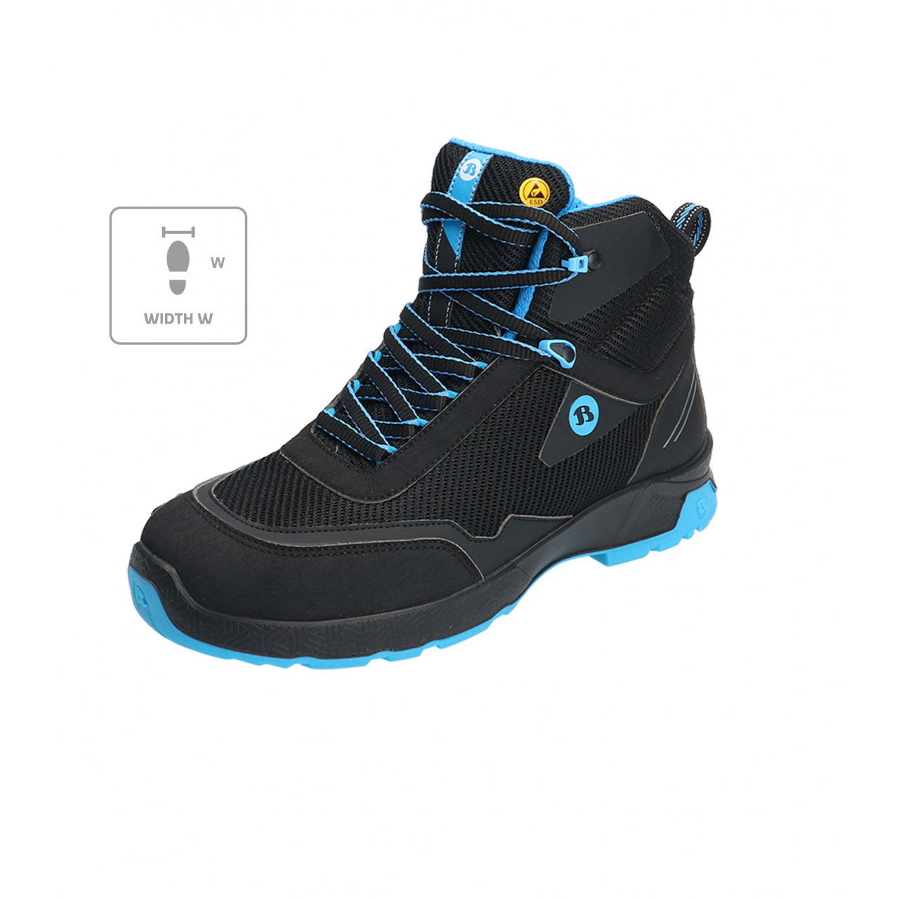 Kotníkové boty Bata Industrials Summ One W - černé-modré, 40