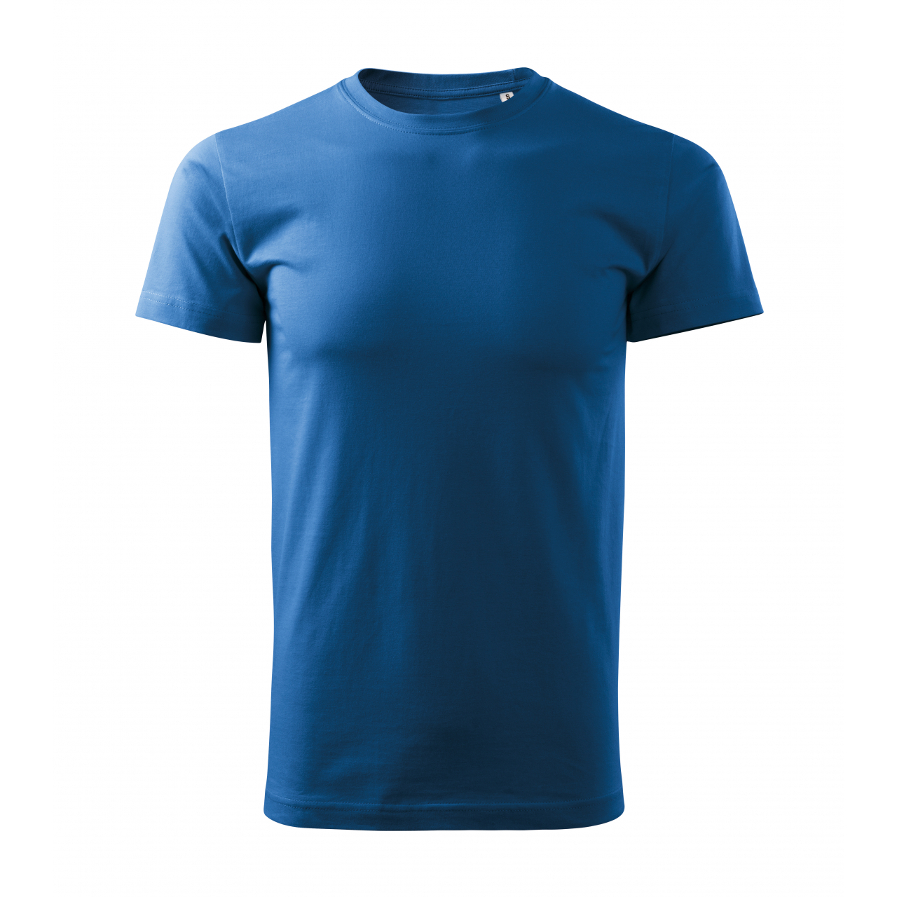Tričko pánské Malfini Basic Free - azurové, XL