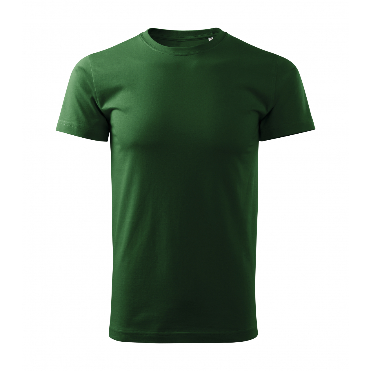 Tričko pánské Malfini Basic Free - tmavě zelené, XL