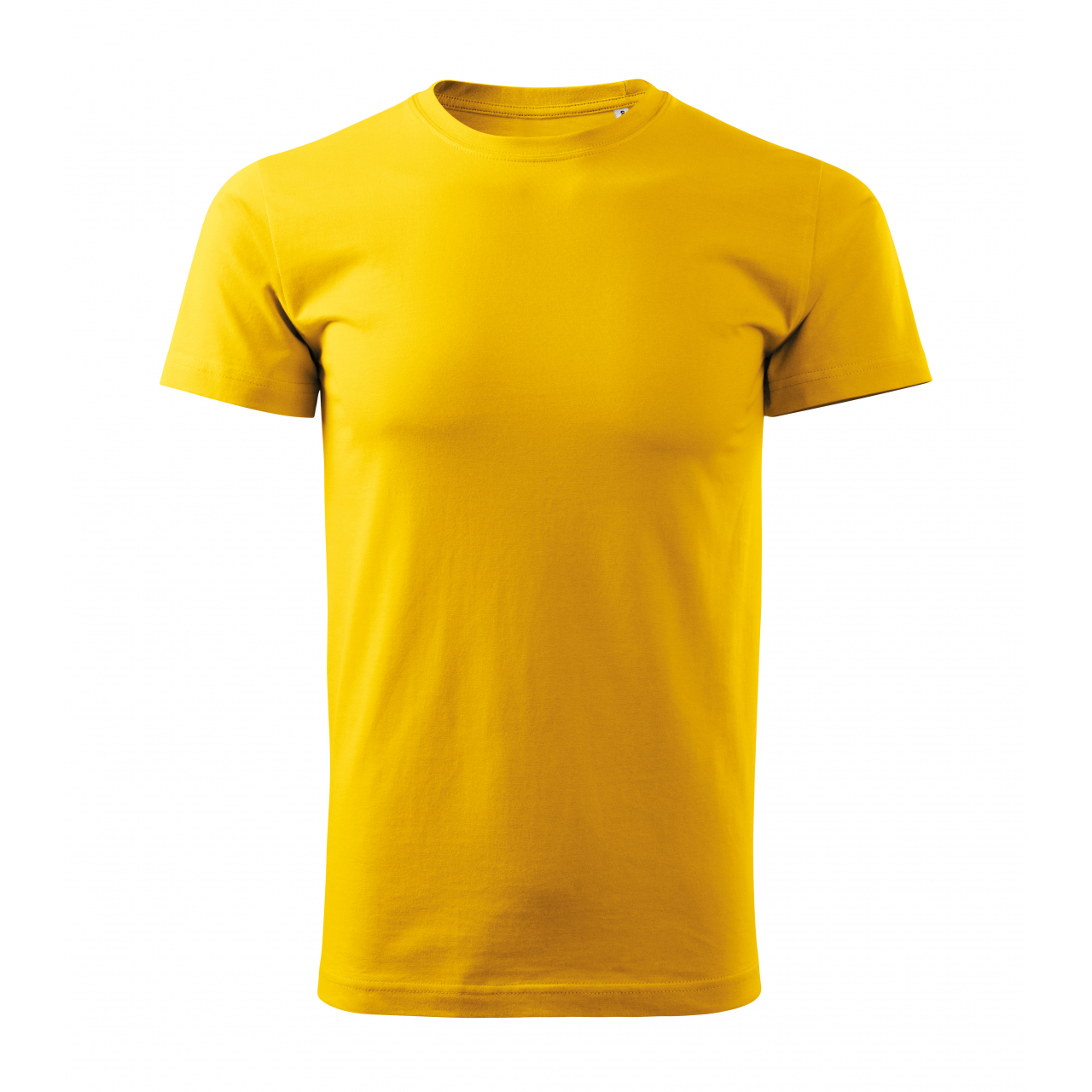 Tričko pánské Malfini Basic Free - žluté, 3XL