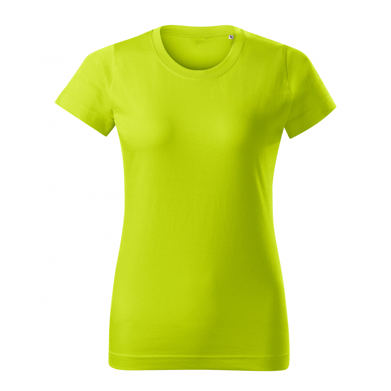 Tričko dámské Malfini Basic Free - limetkové, XL