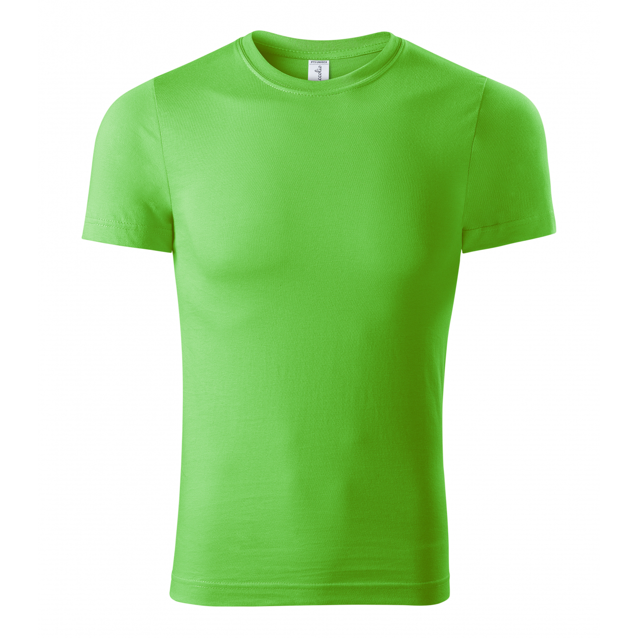 Tričko unisex Piccolio Paint - zelené svítící, XS