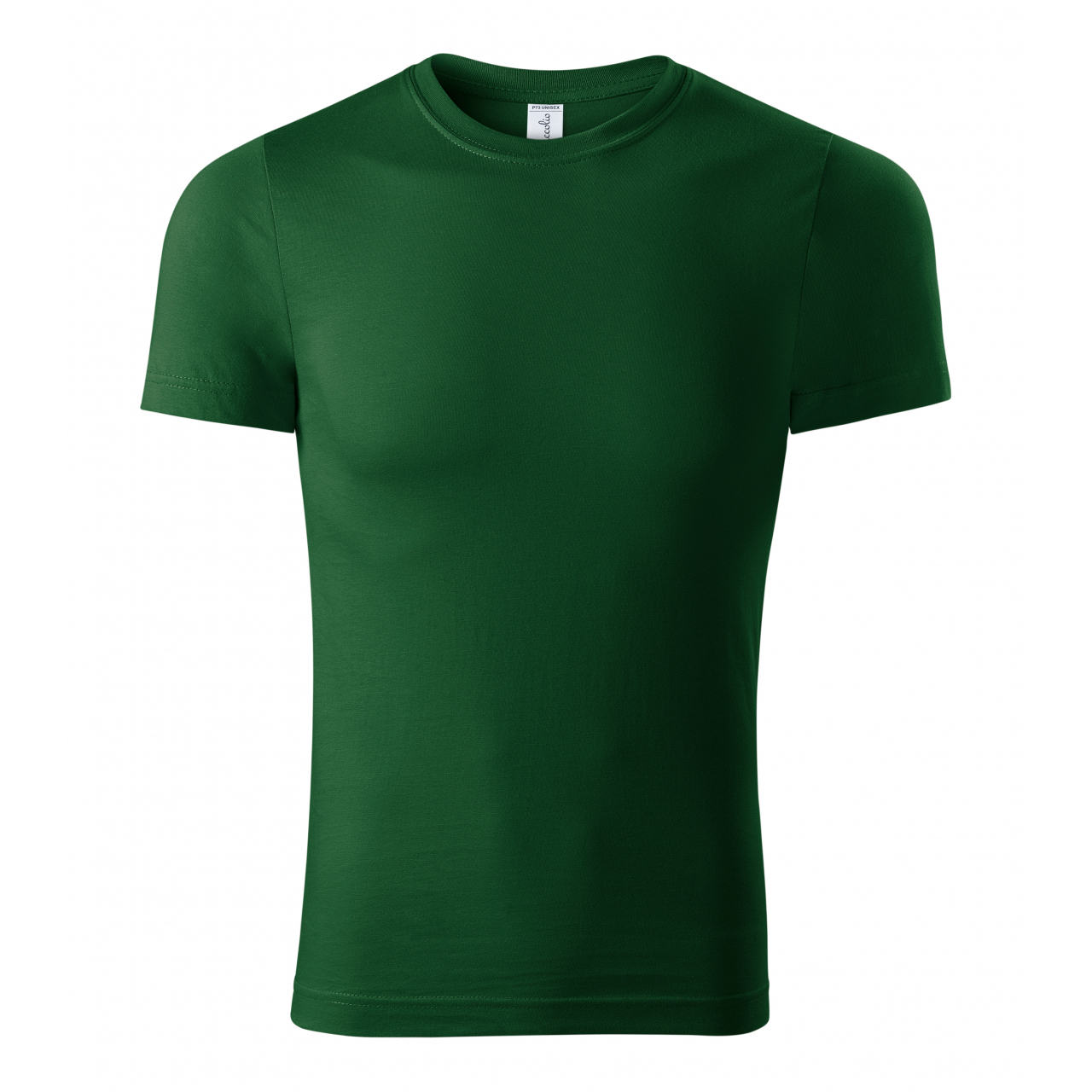 Tričko unisex Piccolio Paint - tmavě zelené, XS
